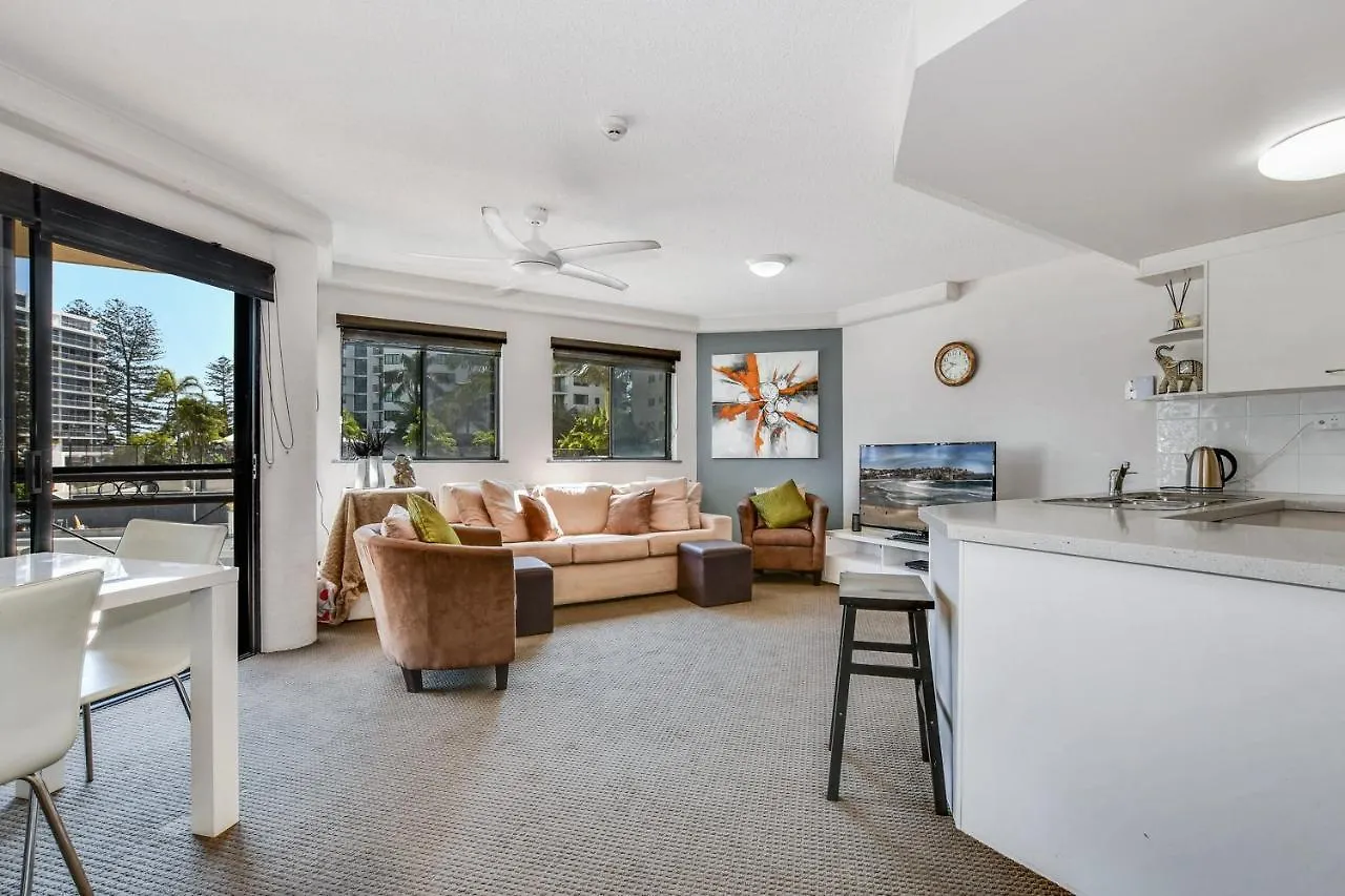 Second Floor 2 Bedroom Mooloolaba Escape - Caribbean Resort Apartment